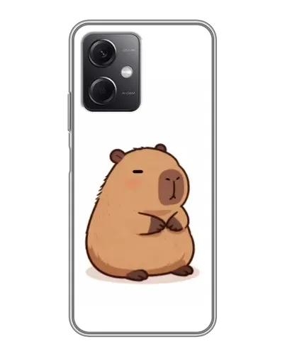 Чехол для Xiaomi Redmi Note 12 (5G) с картинкой «Толстенькая капибара»