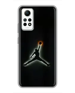 Чехол для Xiaomi Redmi Note 12 Pro (4g) с картинкой «Jordan Gradient Logo» Чехол для Xiaomi Redmi Note 12 Pro (4g) с картинкой «Jordan Gradient Logo»
