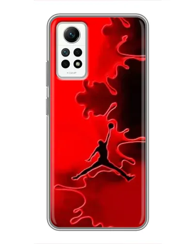 Чехол для Xiaomi Redmi Note 12 Pro (4g) с картинкой «Jordan Red Smoke»