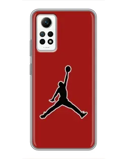 Чехол для Xiaomi Redmi Note 12 Pro (4g) с картинкой «Jordan Red Back» Чехол для Xiaomi Redmi Note 12 Pro (4g) с картинкой «Jordan Red Back»
