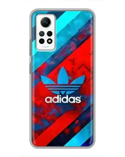 Чехол для Xiaomi Redmi Note 12 Pro (4g) с картинкой «Абстракция Adidas» Чехол для Xiaomi Redmi Note 12 Pro (4g) с картинкой «Абстракция Adidas»