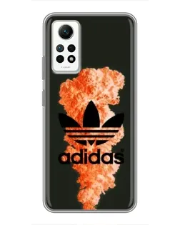 Чехол для Xiaomi Redmi Note 12 Pro (4g) с картинкой «Оранжевый дым Adidas» Чехол для Xiaomi Redmi Note 12 Pro (4g) с картинкой «Оранжевый дым Adidas»