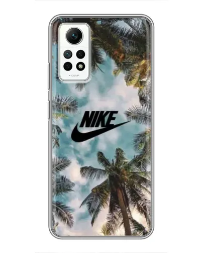 Чехол для Xiaomi Redmi Note 12 Pro (4g) с картинкой «Тропический принт Nike» Чехол для Xiaomi Redmi Note 12 Pro (4g) с картинкой «Тропический принт Nike»