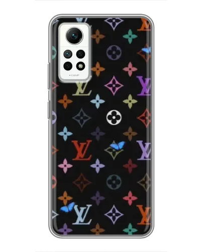 Чехол для Xiaomi Redmi Note 12 Pro (4g) с картинкой «Цветная монограмма LV» Чехол для Xiaomi Redmi Note 12 Pro (4g) с картинкой «Цветная монограмма LV»