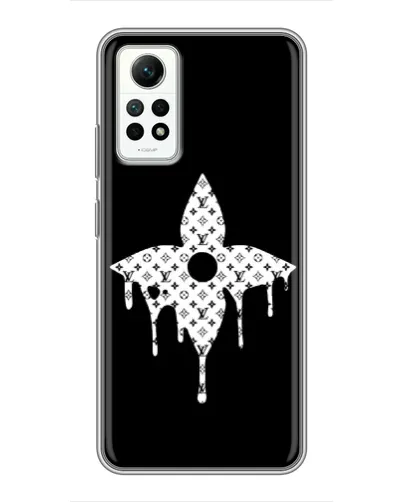 Чехол для Xiaomi Redmi Note 12 Pro (4g) с картинкой «Цветочная монограмма» Чехол для Xiaomi Redmi Note 12 Pro (4g) с картинкой «Цветочная монограмма»