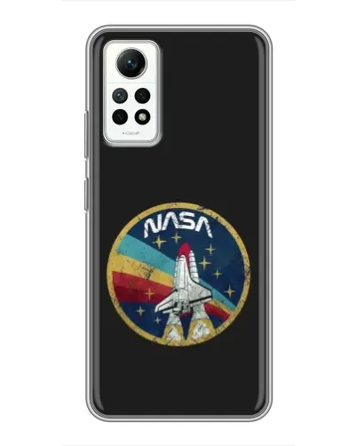 Чехол для Xiaomi Redmi Note 12 Pro (4g) с картинкой «NASA — эмблема миссии» Чехол для Xiaomi Redmi Note 12 Pro (4g) с картинкой «NASA — эмблема миссии»