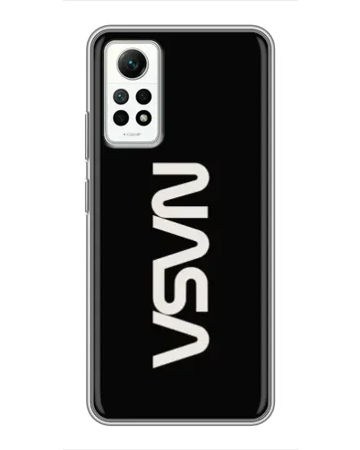 Чехол для Xiaomi Redmi Note 12 Pro (4g) с картинкой «NASA — вертикальный логотип» Чехол для Xiaomi Redmi Note 12 Pro (4g) с картинкой «NASA — вертикальный логотип»