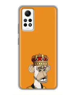 Чехол для Xiaomi Redmi Note 12 Pro (4g) с картинкой «Золотая обезьяна Bored Ape» Чехол для Xiaomi Redmi Note 12 Pro (4g) с картинкой «Золотая обезьяна Bored Ape»