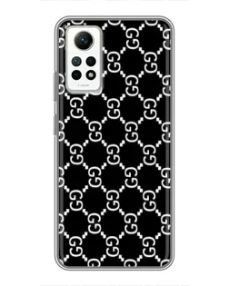 Чехол для Xiaomi Redmi Note 12 Pro (4g) с картинкой «Gucci — сетчатый паттерн» Чехол для Xiaomi Redmi Note 12 Pro (4g) с картинкой «Gucci — сетчатый паттерн»