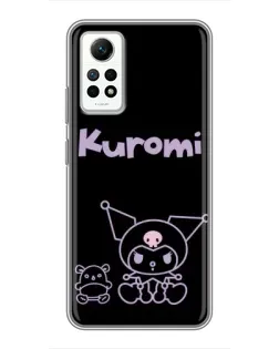 Чехол для Xiaomi Redmi Note 12 Pro (4g) с картинкой «Kuromi — черный минимализм» Чехол для Xiaomi Redmi Note 12 Pro (4g) с картинкой «Kuromi — черный минимализм»