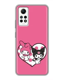 Чехол для Xiaomi Redmi Note 12 Pro (4g) с картинкой «Kuromi и My Melody» Чехол для Xiaomi Redmi Note 12 Pro (4g) с картинкой «Kuromi и My Melody»