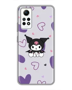 Чехол для Xiaomi Redmi Note 12 Pro (4g) с картинкой «Kuromi и лавандовые сердца» Чехол для Xiaomi Redmi Note 12 Pro (4g) с картинкой «Kuromi и лавандовые сердца»