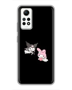 Чехол для Xiaomi Redmi Note 12 Pro (4g) с картинкой «My Melody и Kuromi» Чехол для Xiaomi Redmi Note 12 Pro (4g) с картинкой «My Melody и Kuromi»