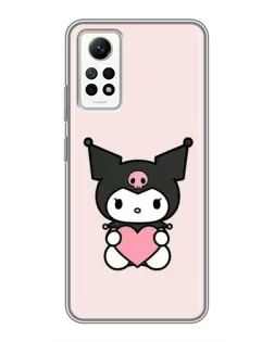 Чехол для Xiaomi Redmi Note 12 Pro (4g) с картинкой «Kuromi и сердце» Чехол для Xiaomi Redmi Note 12 Pro (4g) с картинкой «Kuromi и сердце»