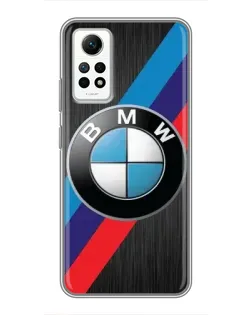 Чехол для Xiaomi Redmi Note 12 Pro (4g) с картинкой «BMW M-stripes стиль»