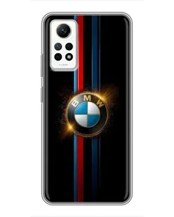 Чехол для Xiaomi Redmi Note 12 Pro (4g) с картинкой «BMW M-Power неон»