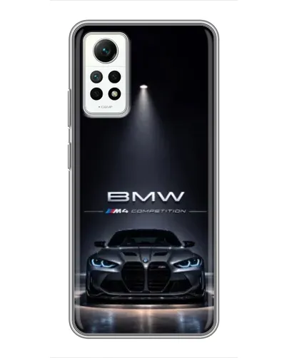 Чехол для Xiaomi Redmi Note 12 Pro (4g) с картинкой «BMW сквозь ночной город» Чехол для Xiaomi Redmi Note 12 Pro (4g) с картинкой «BMW сквозь ночной город»