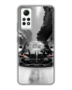 Чехол для Xiaomi Redmi Note 12 Pro (4g) с картинкой «BMW — акварельный дрифт»