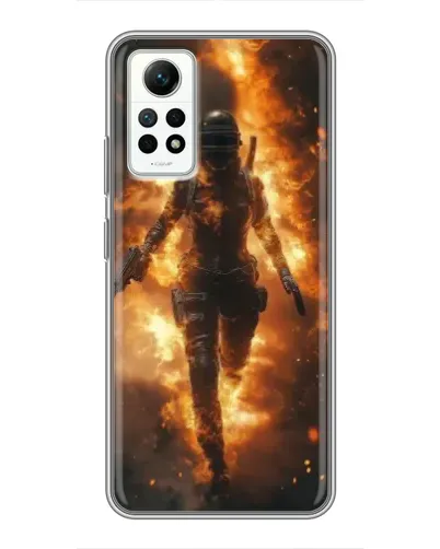 Чехол для Xiaomi Redmi Note 12 Pro (4g) с картинкой «BMW — скорость в дожде»