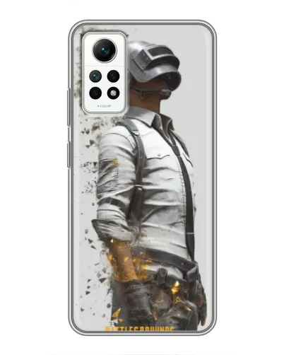 Чехол для Xiaomi Redmi Note 12 Pro (4g) с картинкой «PUBG — боец в пыли»