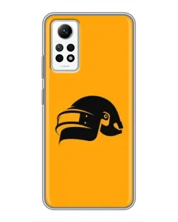 Чехол для Xiaomi Redmi Note 12 Pro (4g) с картинкой «PUBG — золотой шлем»