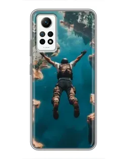Чехол для Xiaomi Redmi Note 12 Pro (4g) с картинкой «PUBG — свободное падение»