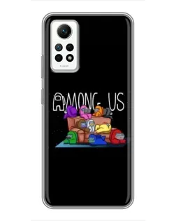Чохол для Xiaomi Redmi Note 12 Pro (4g) з картинкою «Логотип Among Us»