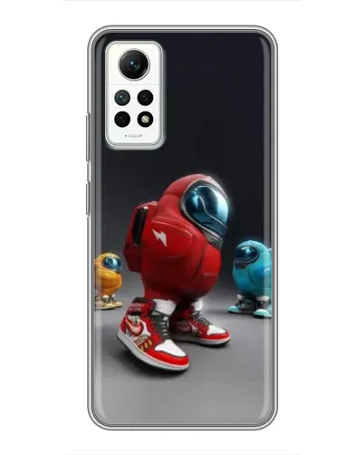 Чехол для Xiaomi Redmi Note 12 Pro (4g) с картинкой «Among Us — 3D стиль»