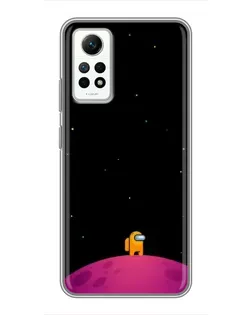 Чохол для Xiaomi Redmi Note 12 Pro (4g) з картинкою «Самотній герой на планеті»
