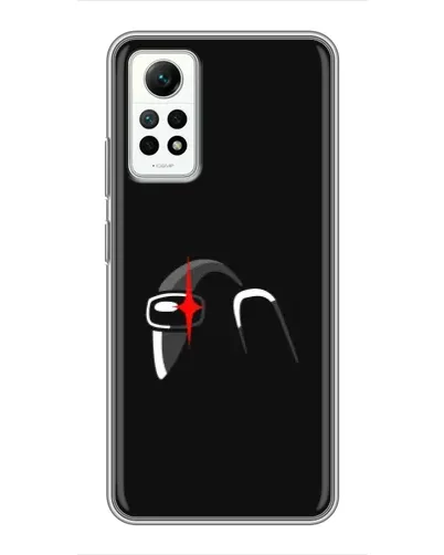 Чехол для Xiaomi Redmi Note 12 Pro (4g) с картинкой «Among Us шлем»