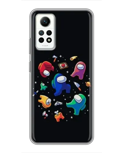 Чехол для Xiaomi Redmi Note 12 Pro (4g) с картинкой «Among Us космос»