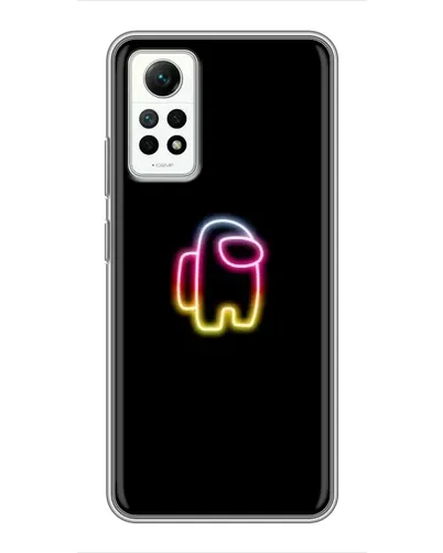 Чехол для Xiaomi Redmi Note 12 Pro (4g) с картинкой «Among Us градиент»