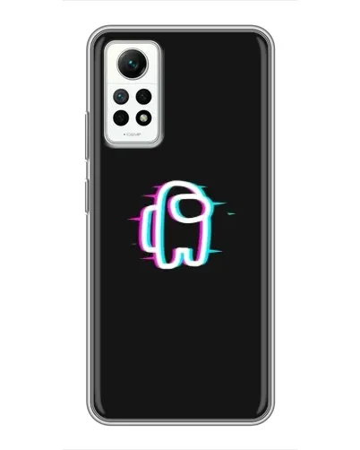 Чехол для Xiaomi Redmi Note 12 Pro (4g) с картинкой «Among Us неон»
