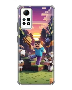 Чохол для Xiaomi Redmi Note 12 Pro (4g) з картинкою «Стів на фермі»