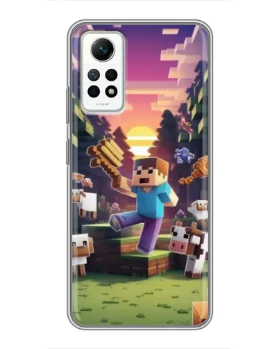 Чохол для Xiaomi Redmi Note 12 Pro (4g) з картинкою «Стів на фермі» Чохол для Xiaomi Redmi Note 12 Pro (4g) з картинкою «Стів на фермі»