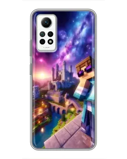 Чохол для Xiaomi Redmi Note 12 Pro (4g) з картинкою «Стів та космос»