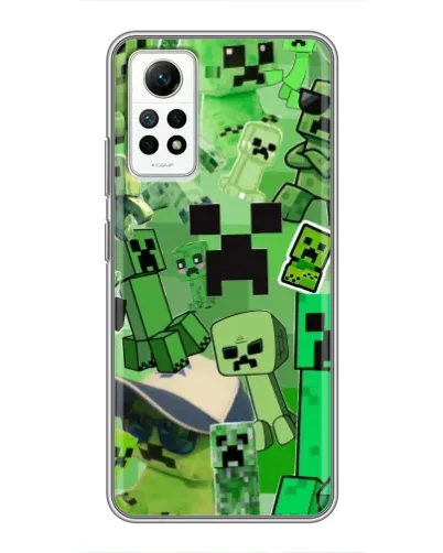Чохол для Xiaomi Redmi Note 12 Pro (4g) з картинкою «Кріпери Minecraft» Чохол для Xiaomi Redmi Note 12 Pro (4g) з картинкою «Кріпери Minecraft»