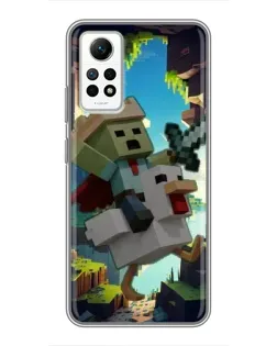 Чохол для Xiaomi Redmi Note 12 Pro (4g) з картинкою «Стів та гусь»