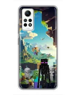 Чохол для Xiaomi Redmi Note 12 Pro (4g) з картинкою «Ендермен у лісі»