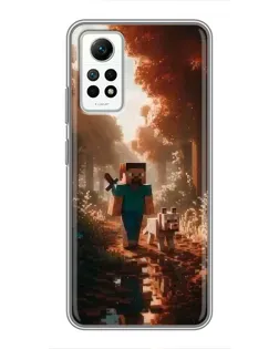 Чохол для Xiaomi Redmi Note 12 Pro (4g) з картинкою «Стів у лісі»