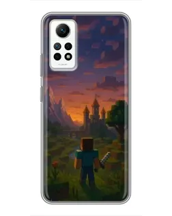 Чохол для Xiaomi Redmi Note 12 Pro (4g) з картинкою «Стів біля вежі»