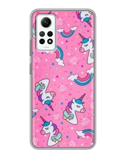 Чехол для Xiaomi Redmi Note 12 Pro (4g) с картинкой «Unicorn паттерн розовый» Чехол для Xiaomi Redmi Note 12 Pro (4g) с картинкой «Unicorn паттерн розовый»