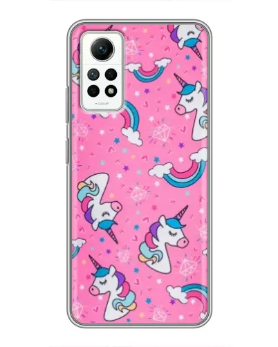 Чехол для Xiaomi Redmi Note 12 Pro (4g) с картинкой «Unicorn паттерн розовый» Чехол для Xiaomi Redmi Note 12 Pro (4g) с картинкой «Unicorn паттерн розовый»