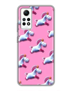 Чехол для Xiaomi Redmi Note 12 Pro (4g) с картинкой «Единороги на розовом» Чехол для Xiaomi Redmi Note 12 Pro (4g) с картинкой «Единороги на розовом»
