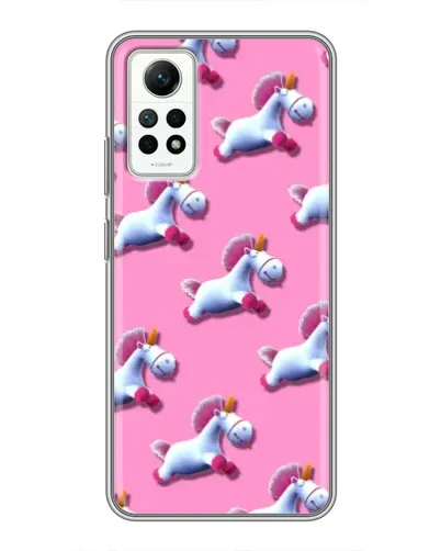 Чехол для Xiaomi Redmi Note 12 Pro (4g) с картинкой «Единороги на розовом» Чехол для Xiaomi Redmi Note 12 Pro (4g) с картинкой «Единороги на розовом»