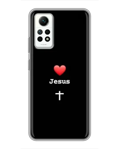 Чехол для Xiaomi Redmi Note 12 Pro (4g) с картинкой «Сердце - Jesus» Чехол для Xiaomi Redmi Note 12 Pro (4g) с картинкой «Сердце - Jesus»