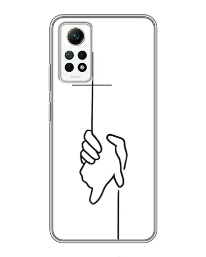 Чехол для Xiaomi Redmi Note 12 Pro (4g) с картинкой «Рука держит» Чехол для Xiaomi Redmi Note 12 Pro (4g) с картинкой «Рука держит»