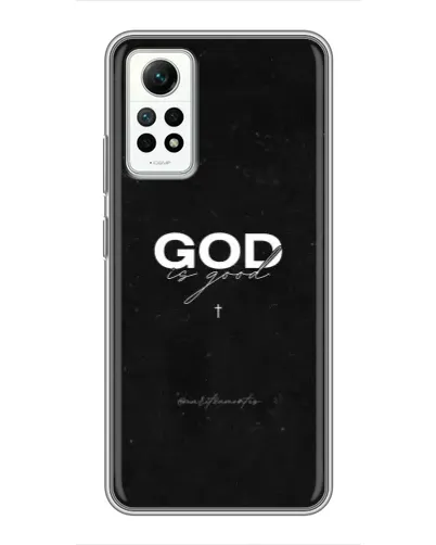 Чехол для Xiaomi Redmi Note 12 Pro (4g) с картинкой «GOD — Бог над всем» Чехол для Xiaomi Redmi Note 12 Pro (4g) с картинкой «GOD — Бог над всем»