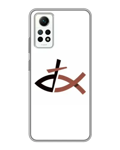 Чехол для Xiaomi Redmi Note 12 Pro (4g) с картинкой «Рыба и крест» Чехол для Xiaomi Redmi Note 12 Pro (4g) с картинкой «Рыба и крест»