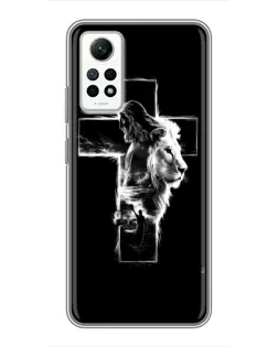 Чехол для Xiaomi Redmi Note 12 Pro (4g) с картинкой «Сияющий крест Jesus»